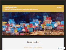 Tablet Screenshot of chrisosmond.com